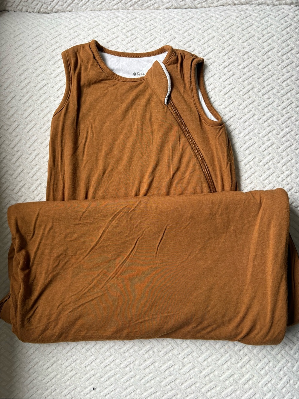 Kyte BABY Sleeveless Sleep Sack in Rust Brown